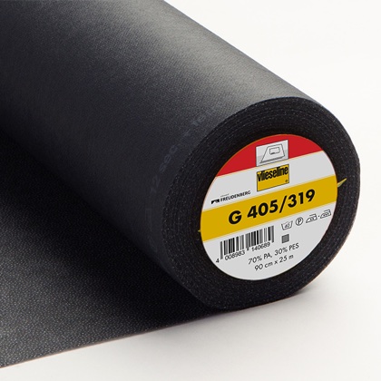 Entoilage Souple Thermocollant G405 - Noir
