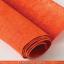 Tissu papier simili cuir Kraft-tex® - Mandarine Tango