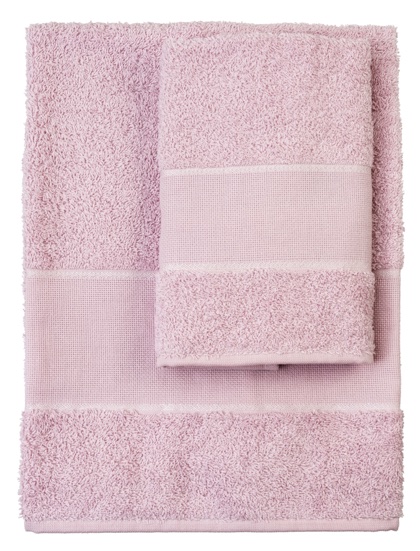Lot de 2 serviettes - Asti - Rose