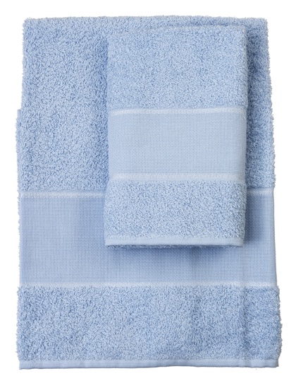 Lot de 2 serviettes - Asti - Bleu ciel