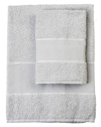 Lot de 2 serviettes - Asti - Gris