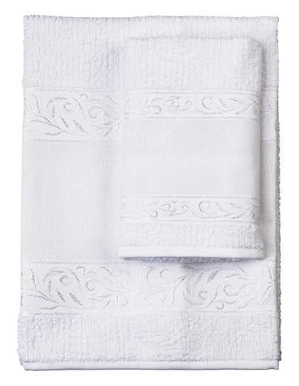 Lot de 2 serviettes - Verona - Blanc
