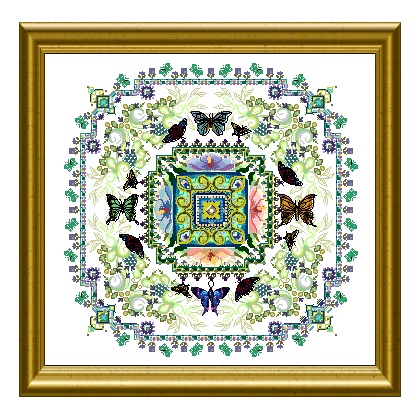 Butterfly Lace Mandala