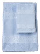 Lot de 2 serviettes - Verona - Bleu ciel