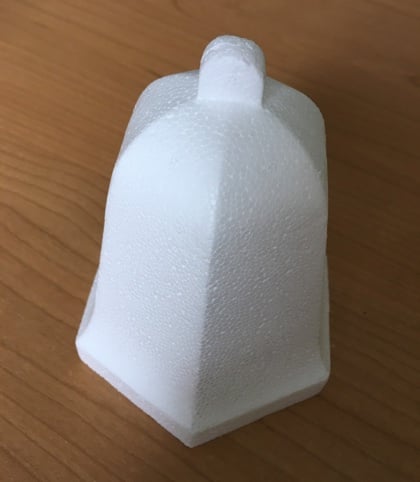 Clochette de Polystyrène - 10 cm.