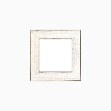 Cadre en bois Blanc antique