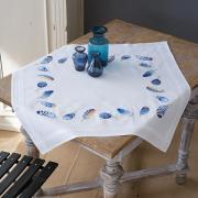 Centre de table - Blue Feathers