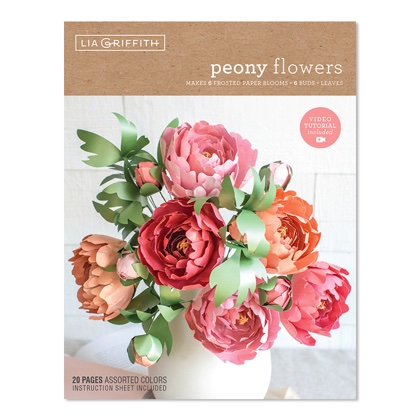 Kit Pivoines papier glacé