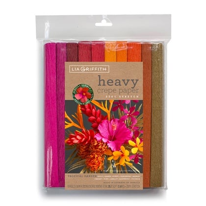 Kit Papier crépon - Tropical Garden Collection