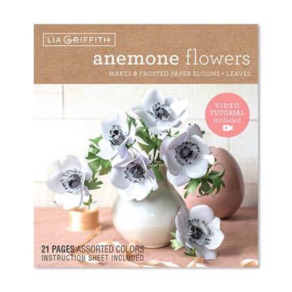 Kit Anémones papier glacé