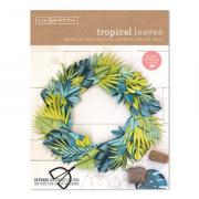 Kit Feuilles Tropicales papier glacé