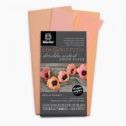 Kit papier crépon - Chèvrefeuille/Corail & Apricot/Rose