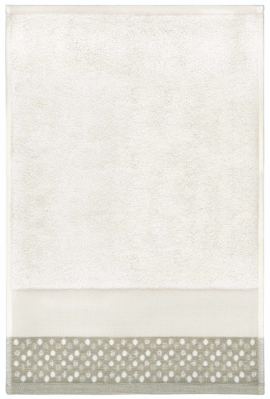 Lot de 2 serviettes \"Coton-Lin\" - Pois