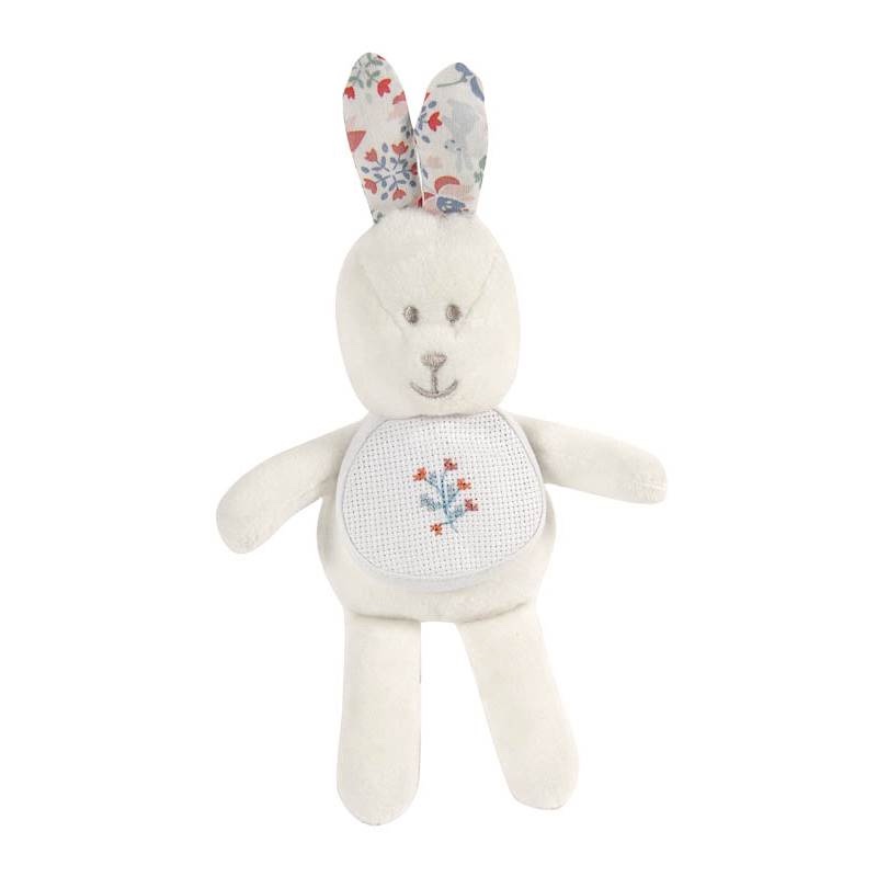 Peluche Lapin - Folk de DMC - Enfants - Supports à broder - Casa Cenina