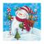 Snowman with Gifts