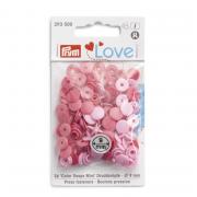 Boutons pression Prym Love - Rose 9mm.