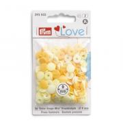 Boutons pression Prym Love - Jaune Clair 9mm.