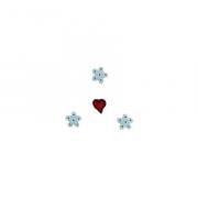 Christmas Critters Love button pack