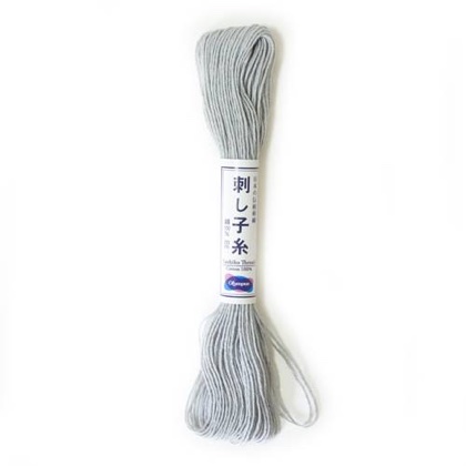 Fil pour Sashiko Gris