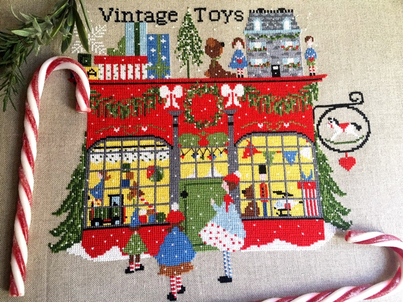 Vintage Toys de Lilli Violette - Grilles Point de Croix - Grilles Point ...