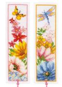 Marquepage - Fleurs colorées (2)