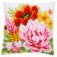 Coussin : Fleurs colorées