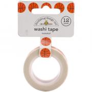 Ruban adhésif décoratif 15mm - Slam Dunk Basketballs