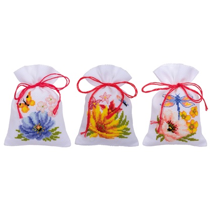 Sac Poutpourri: Fleurs colorées