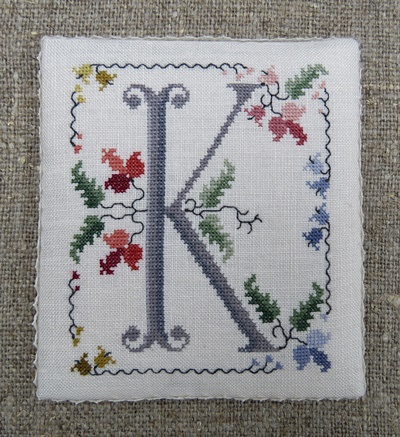 Flowery Letter - K