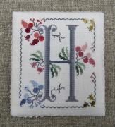 Flowery Letter - H