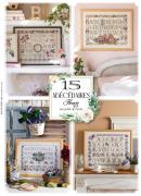 15 ABÉCÉDAIRES fleuris au point de croix - Version réimprimée
