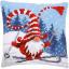 Coussin Gnome de Noël en ski II