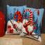 Coussin Gnome de Noël en ski II