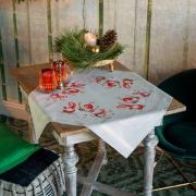Centre de table - Gnomes de Noël en ski