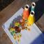 Chemin de table - Lapins avec poussins