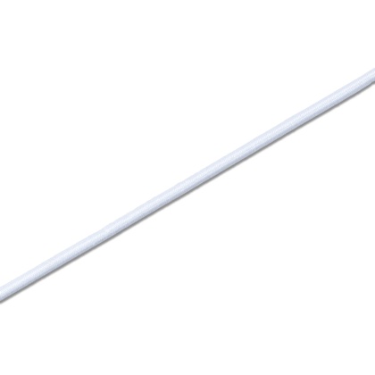 Corde élastique Ø 3 mm blanc