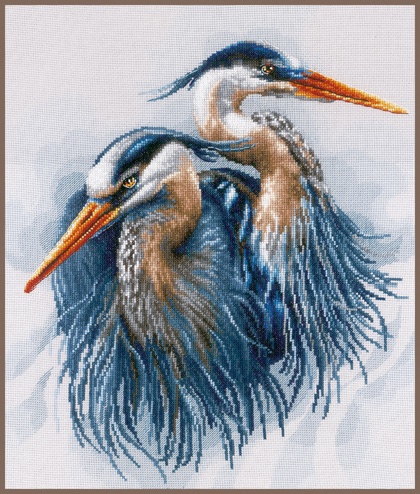 Grands Hérons bleus