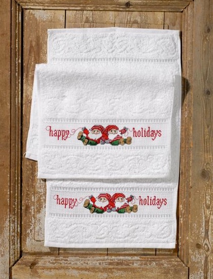 Serviettes Noël - Happy Holidays