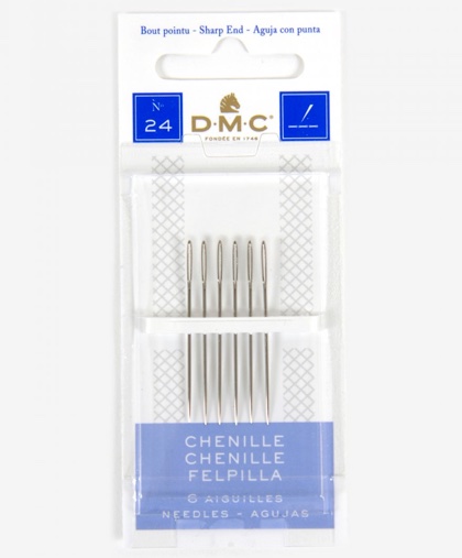 Aiguilles chenille taille 24