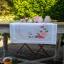Chemin de table - Fleurs et papillons
