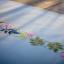 Chemin de table - Fleurs et feuilles