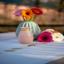Chemin de table - Fleurs et feuilles