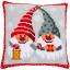 Coussin : Gnomes de Noël