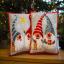 Coussin : Gnomes de Noël II