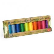 Set fils à coudre 100% polyester recyclé - Bright