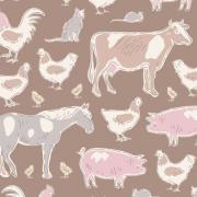 Farm Animals Brown