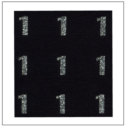 Chiffres Glitter - \"1\"