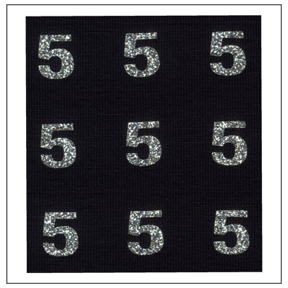 Chiffres Glitter - \"5\"