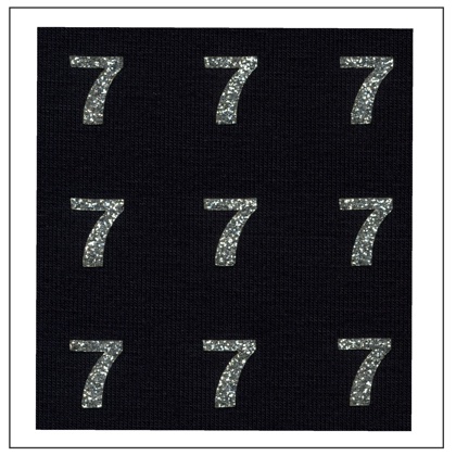 Chiffres Glitter - \"7\"