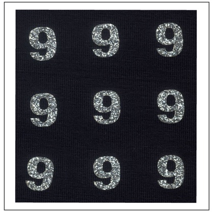 Chiffres Glitter - \"9\"